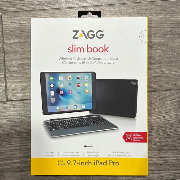 ZAGG | Tablets & Accessories | Zagg Slim Book Wireless Keyboard For 97 ...
